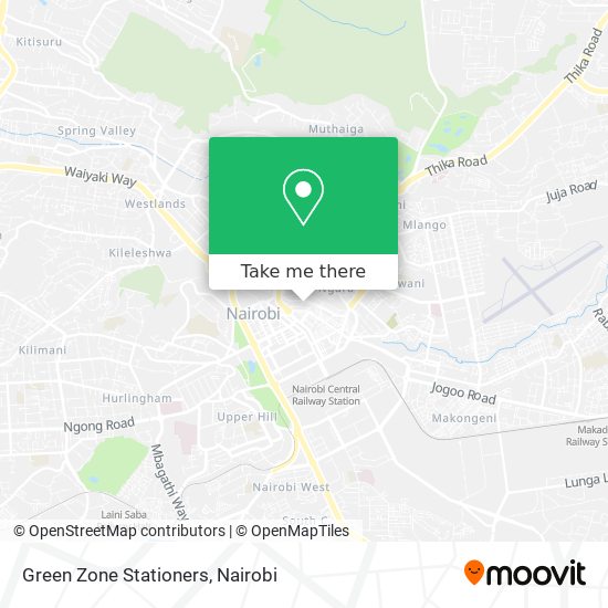 Green Zone Stationers map