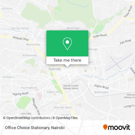 Office Choice Stationary map