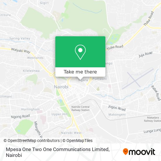 Mpesa One Two One Communications Limited map
