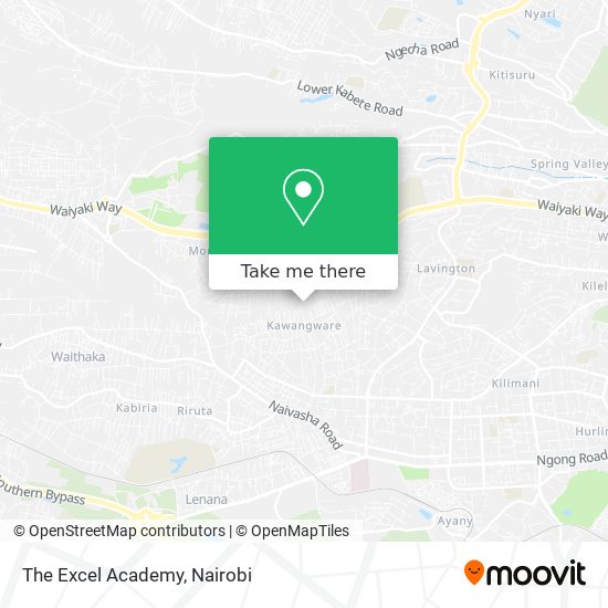 The Excel Academy map