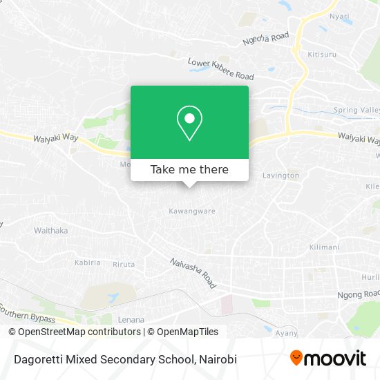 Dagoretti Mixed Secondary School map