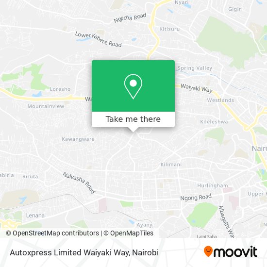 Autoxpress Limited Waiyaki Way map