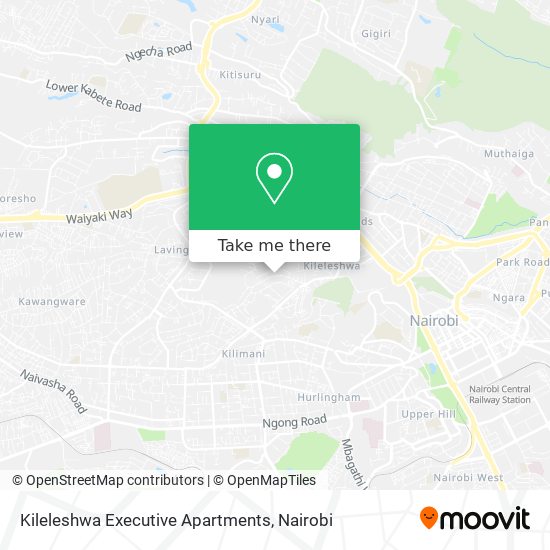 Kileleshwa Executive Apartments map