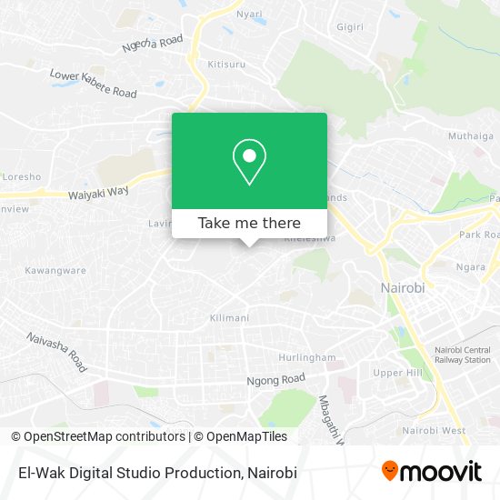 El-Wak Digital Studio Production map