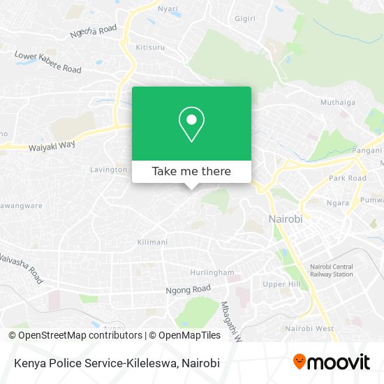 Kenya Police Service-Kileleswa map