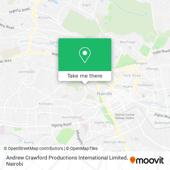 Andrew Crawford Productions International Limited map