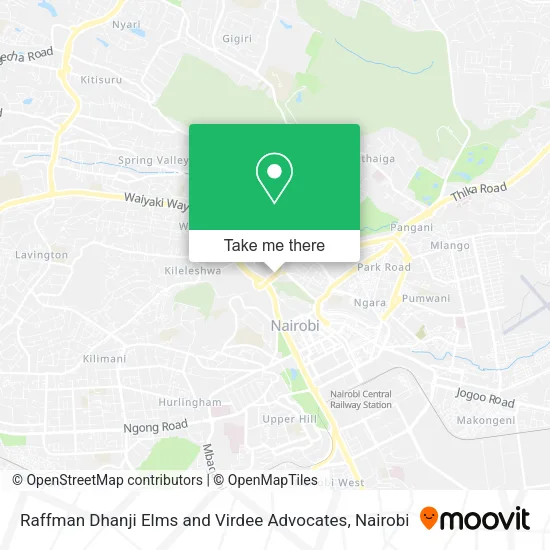 Raffman Dhanji Elms and Virdee Advocates map