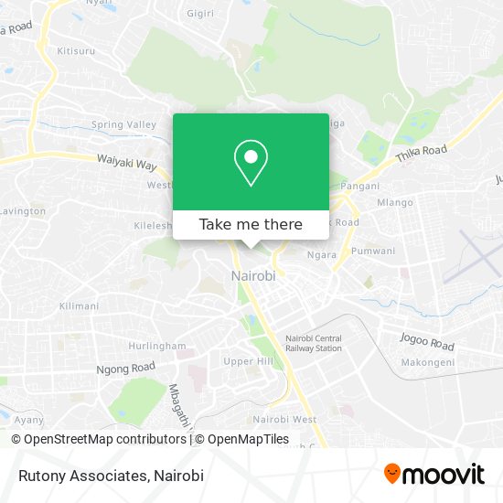 Rutony Associates map