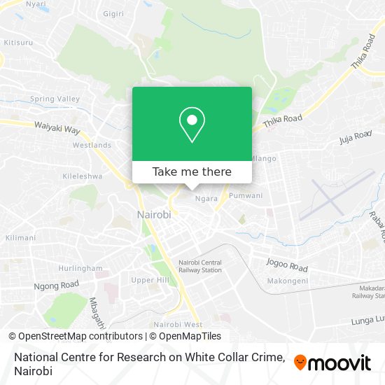 National Centre for Research on White Collar Crime map
