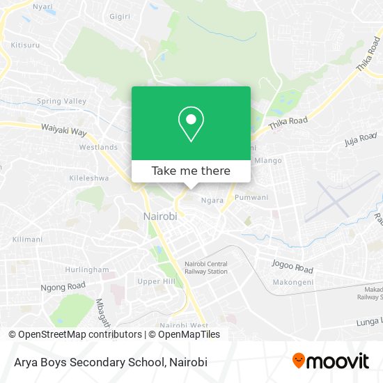 Arya Boys Secondary School map