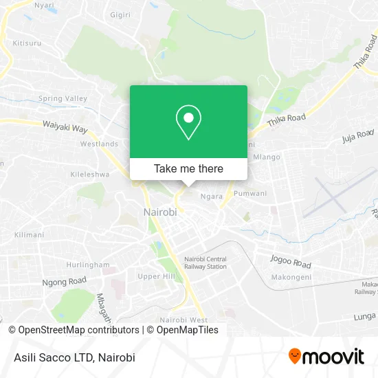 Asili Sacco LTD map