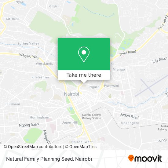 Natural Family Planning Seed map