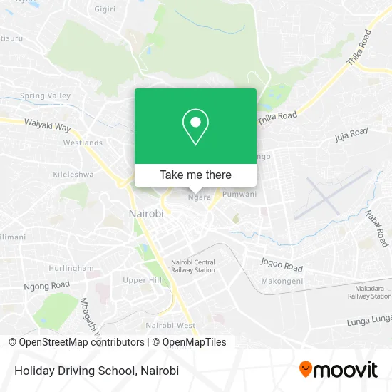 Holiday Driving School map