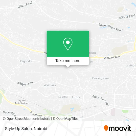 Style-Up Salon map