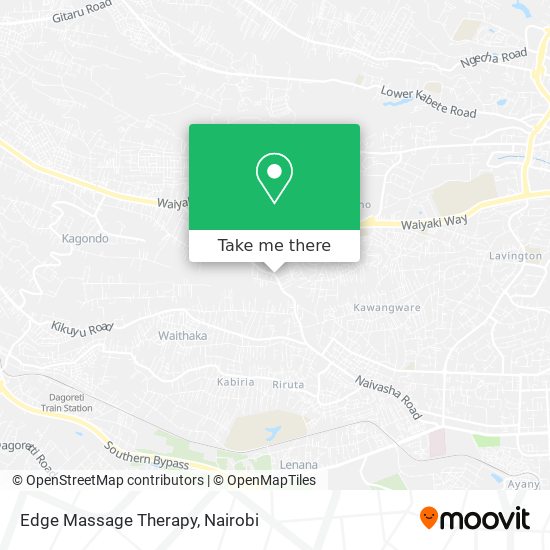 Edge Massage Therapy map