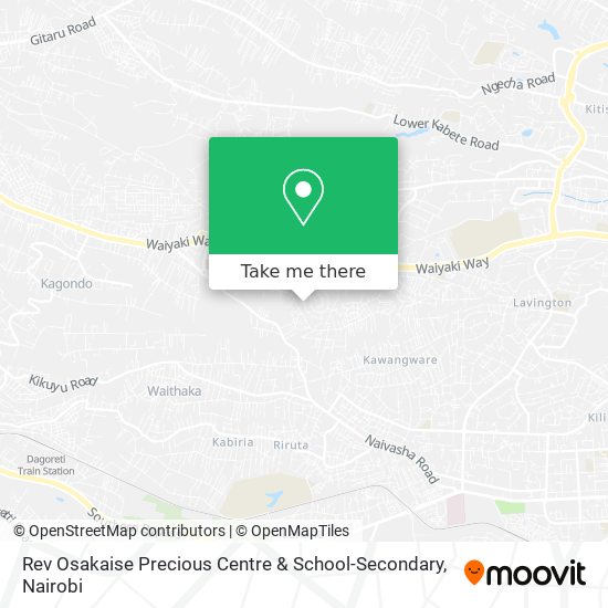 Rev Osakaise Precious Centre & School-Secondary map