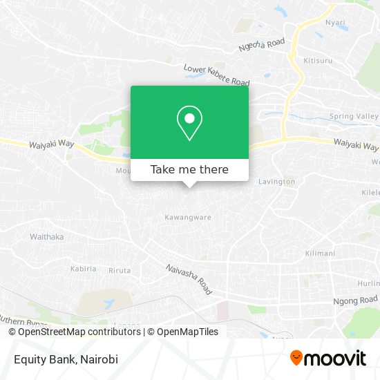 Equity Bank map