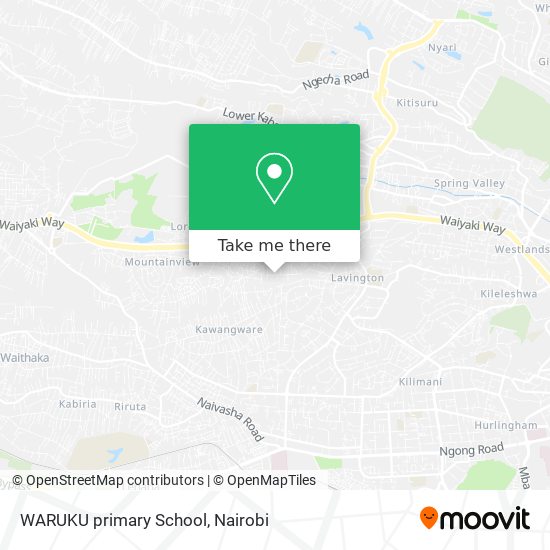 WARUKU primary School map