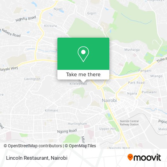 Lincoln Restaurant map