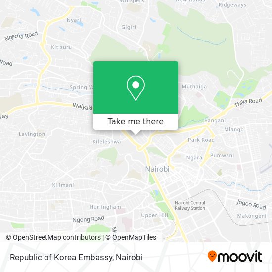 Republic of Korea Embassy map