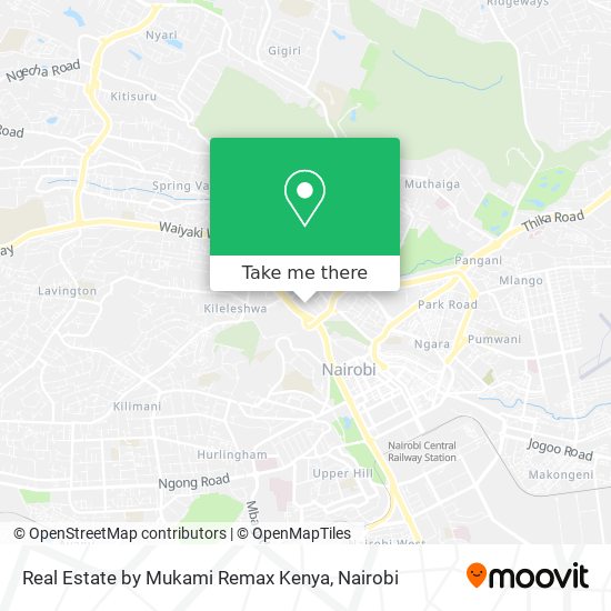 Real Estate by Mukami Remax Kenya map