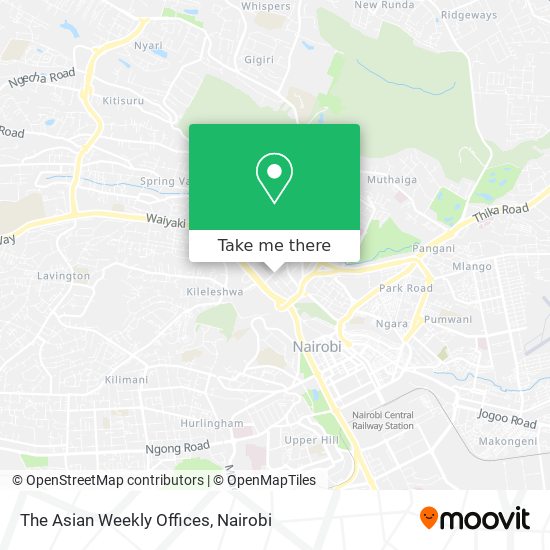 The Asian Weekly Offices map
