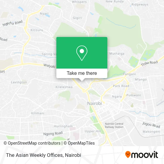 The Asian Weekly Offices map