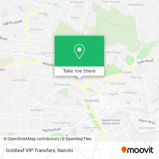 Goldleaf VIP Transfers map