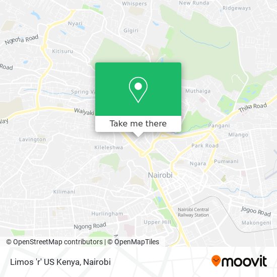 Limos 'r' US Kenya map