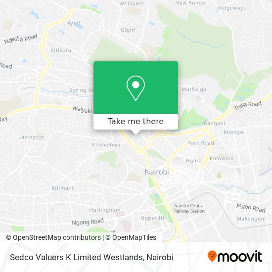 Sedco Valuers K Limited Westlands map