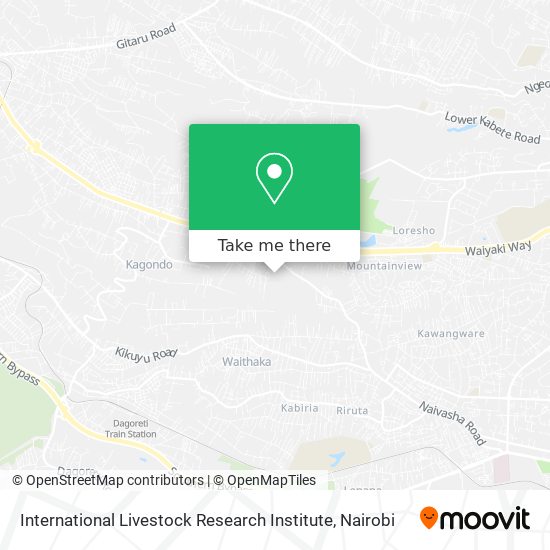 International Livestock Research Institute map