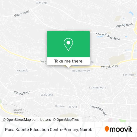 Pcea Kabete Education Centre-Primary map