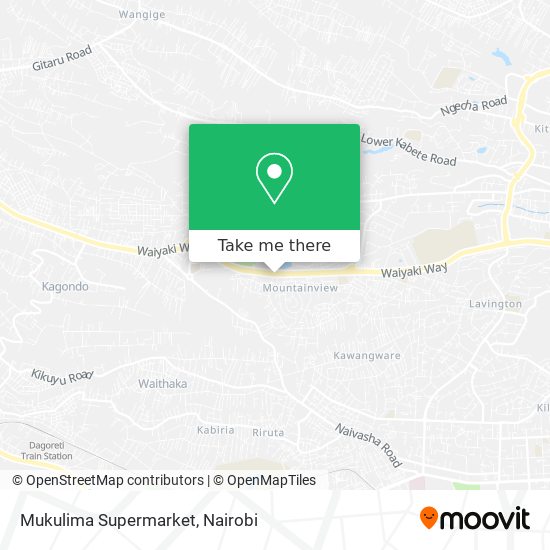 Mukulima Supermarket map