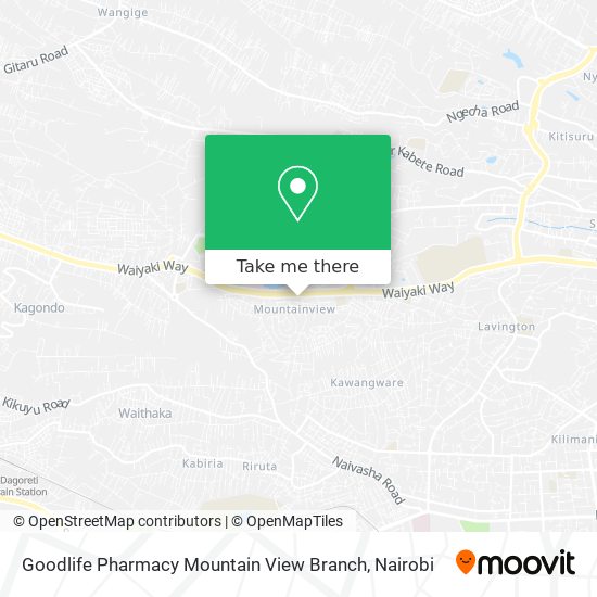 Goodlife Pharmacy Mountain View Branch map