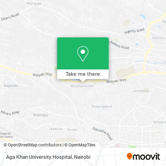 Aga Khan University Hospital map