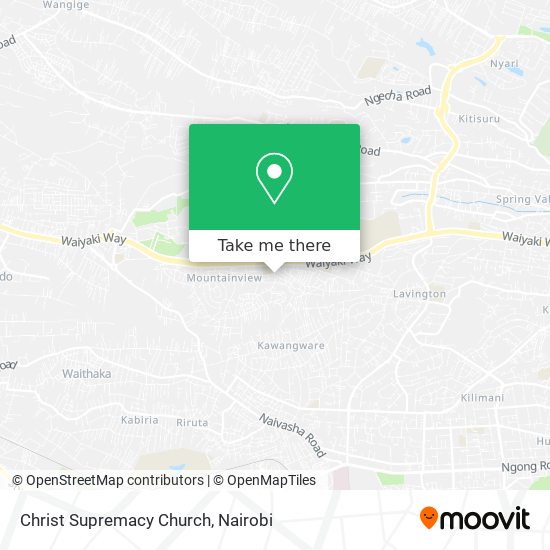 Christ Supremacy Church map