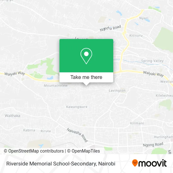 Riverside Memorial School-Secondary map