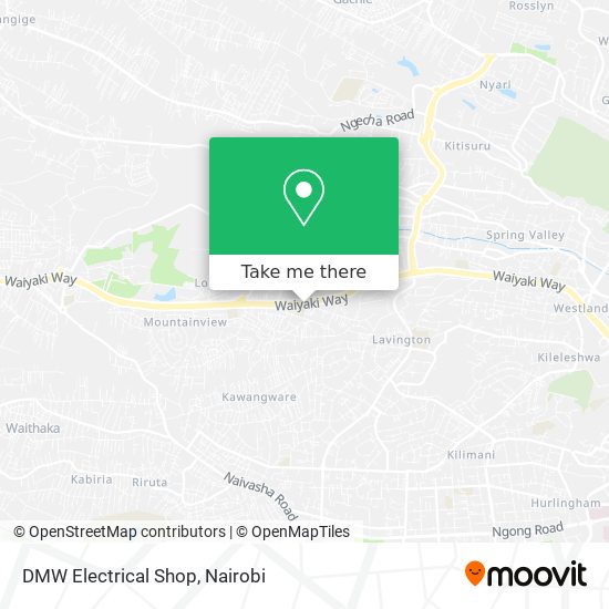 DMW Electrical Shop map