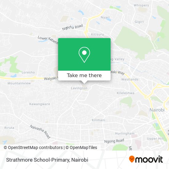 Strathmore School-Primary map