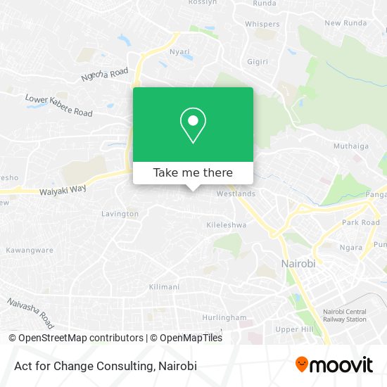 Act for Change Consulting map