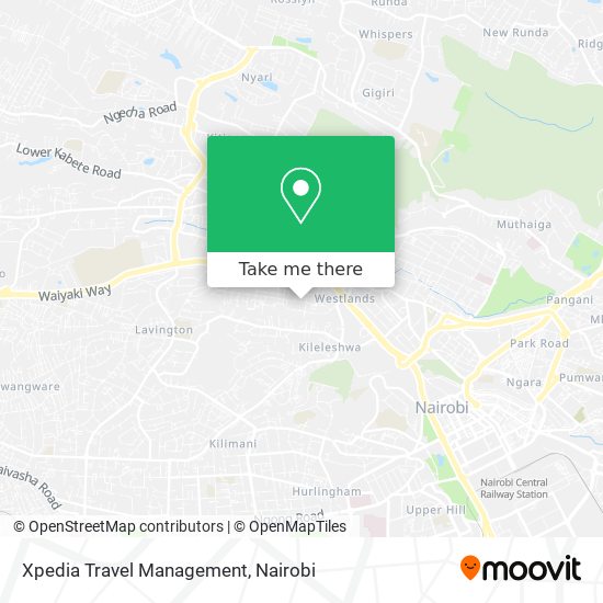 Xpedia Travel Management map