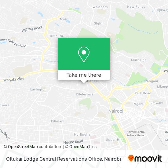 Oltukai Lodge Central Reservations Office map