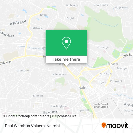 Paul Wambua Valuers map