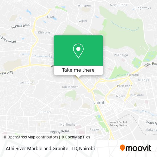 Athi River Marble and Granite LTD map