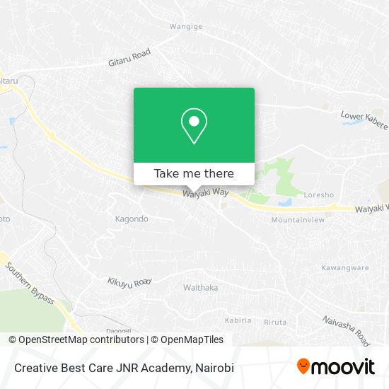 Creative Best Care JNR Academy map