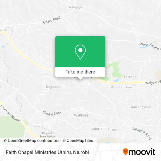 Faith Chapel Ministries Uthiru map