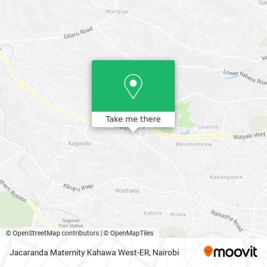 Jacaranda Maternity Kahawa West-ER map