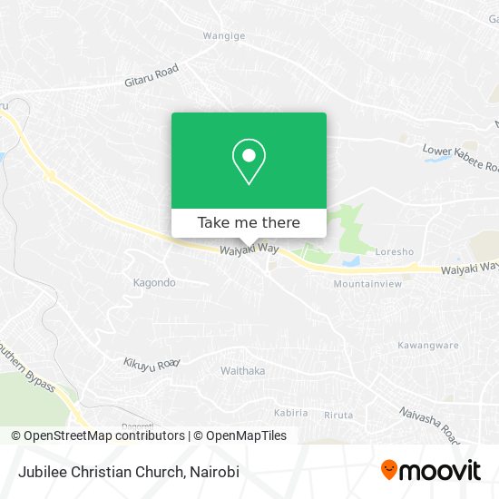 Jubilee Christian Church map