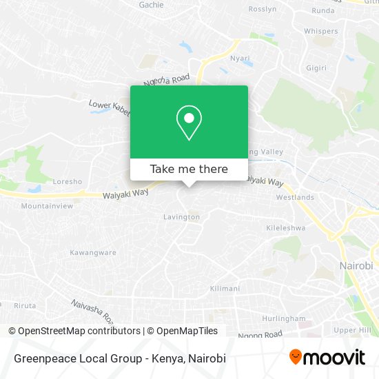 Greenpeace Local Group - Kenya map