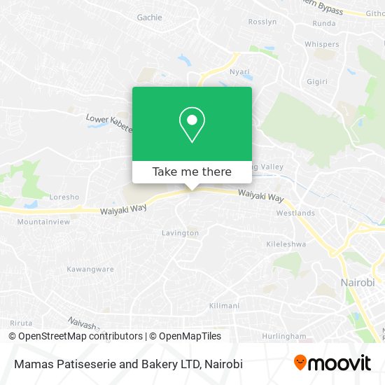 Mamas Patiseserie and Bakery LTD map